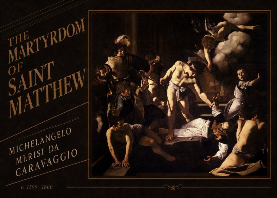 Michelangelo Merisi da Caravaggio The Martyrdom of Saint Matthew No3 - Póster