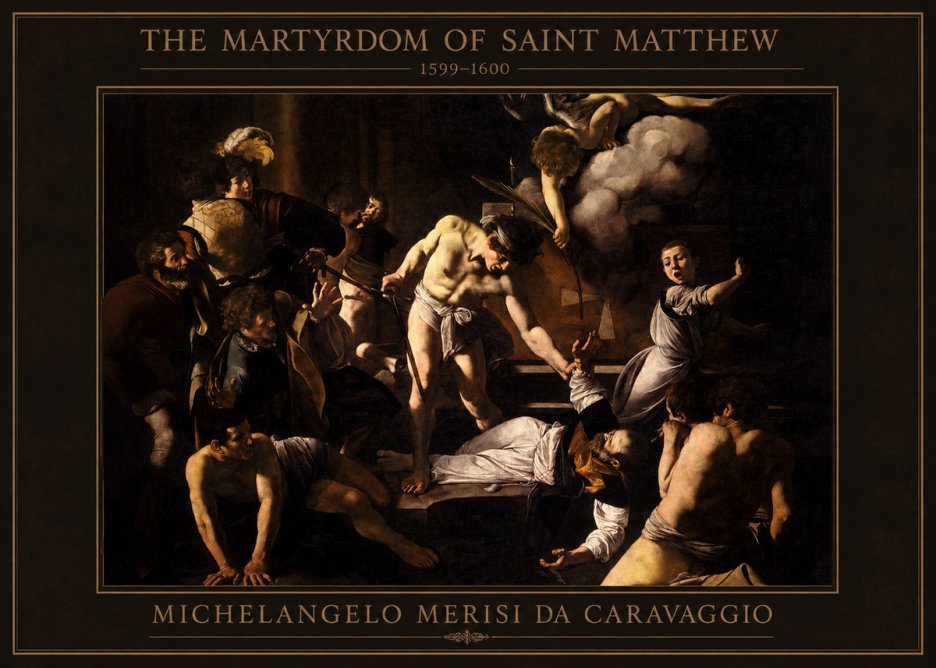Michelangelo Merisi da Caravaggio The Martyrdom of Saint Matthew No4 - Póster