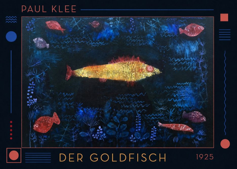 Paul Klee Der Goldfisch No1 - Póster