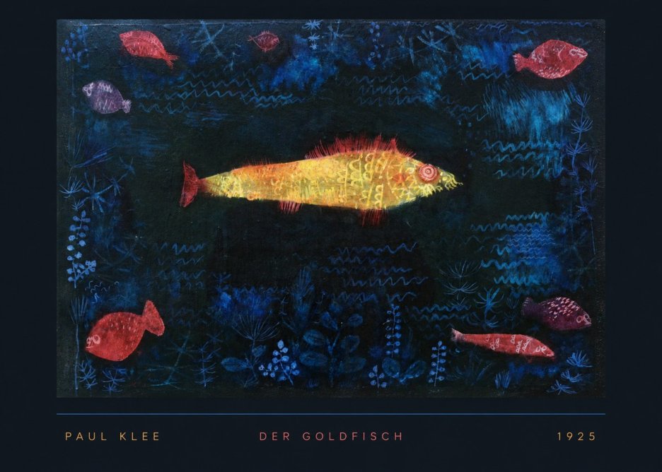 Paul Klee Der Goldfisch No5 - Póster