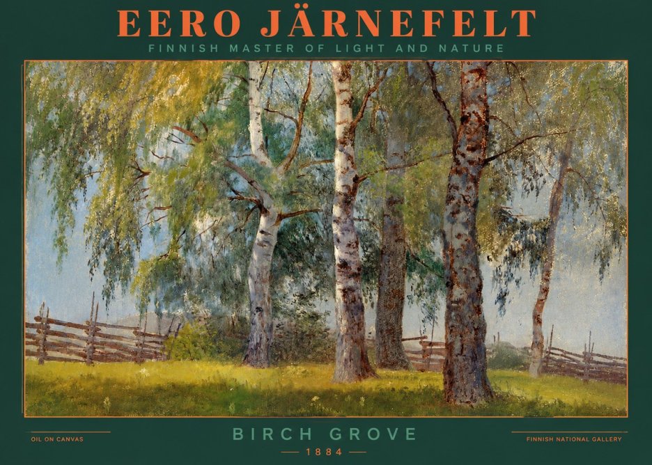 Eero Järnefelt Birch Grove No2 - Póster