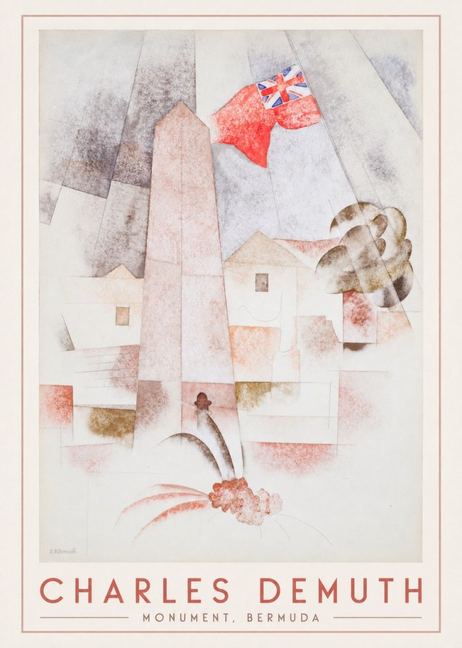 Charles Demuth Monument, Bermuda No1 - Póster