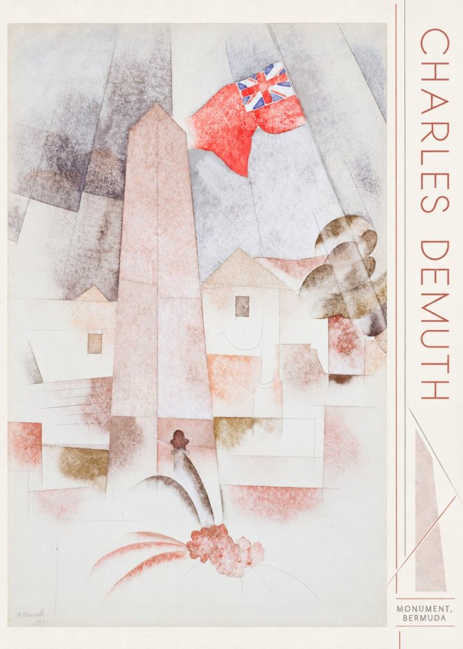 Charles Demuth Monument, Bermuda No2 - Póster