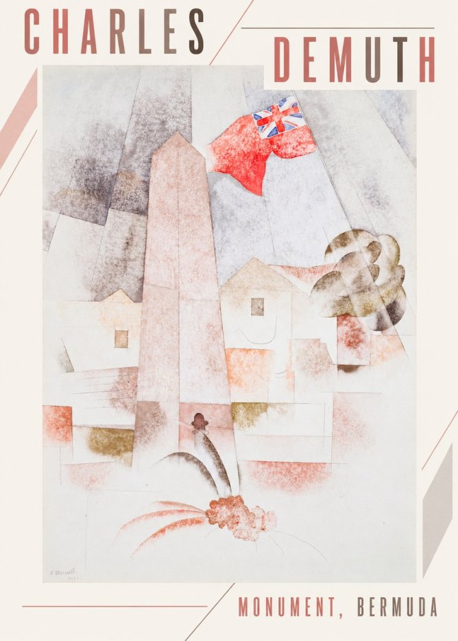 Charles Demuth Monument, Bermuda No3 - Póster