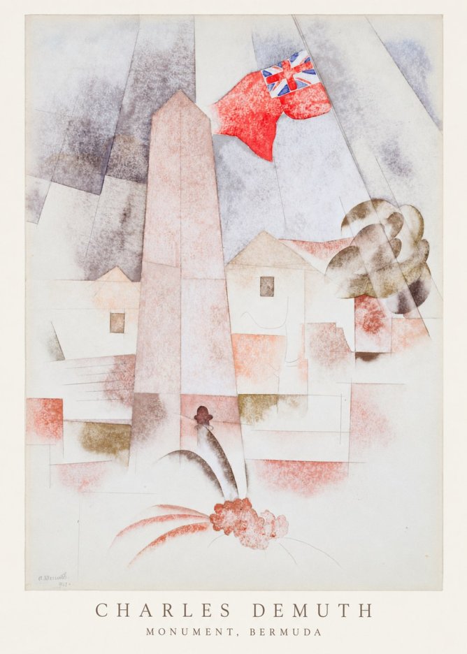 Charles Demuth Monument, Bermuda No6 - Póster