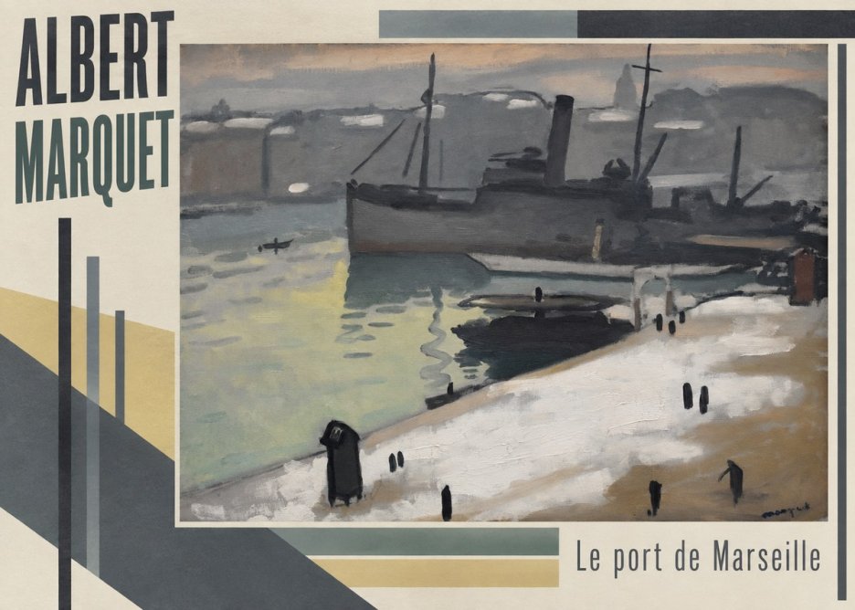 Albert Marquet Le Port De Marseille II No5 - Póster