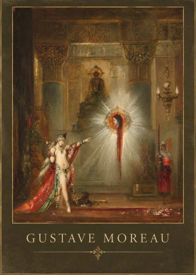 Gustave Moreau The Apparition II No2 - Póster