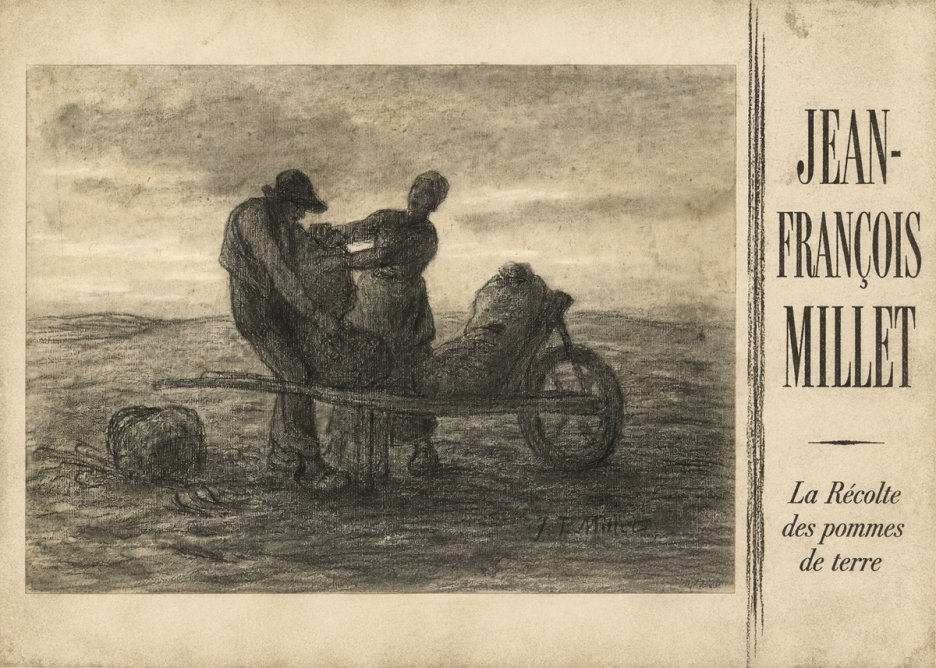 Jean-François Millet La Récolte Des Pommes De Terre No5 - Póster