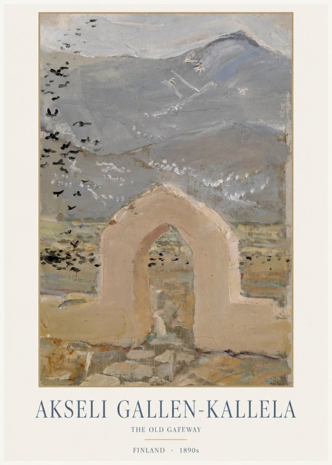Akseli Gallen-Kallela The Arch No6 - Póster