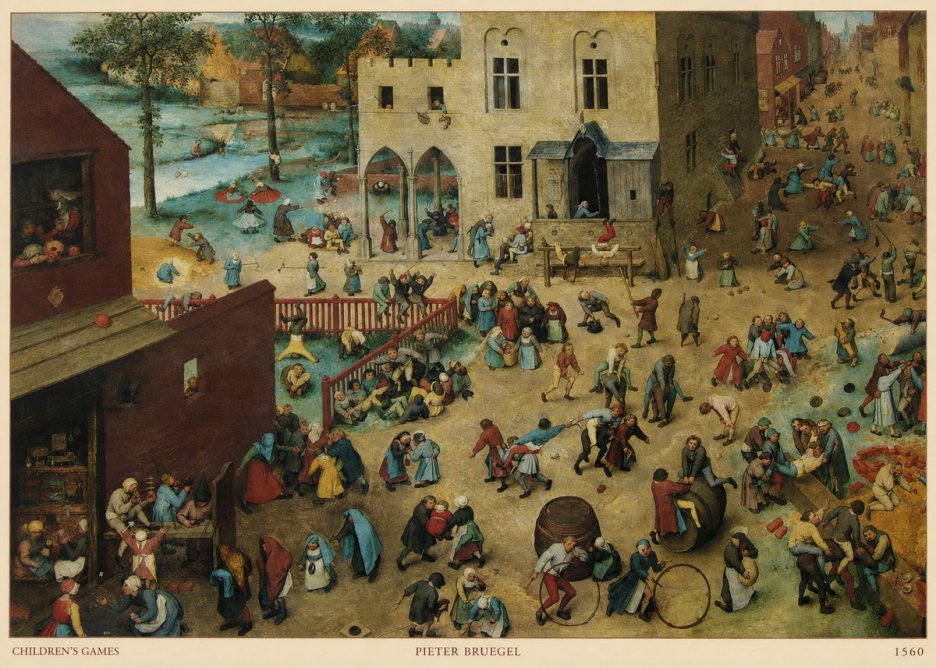 Pieter Bruegel Children's Games III No5 - Póster