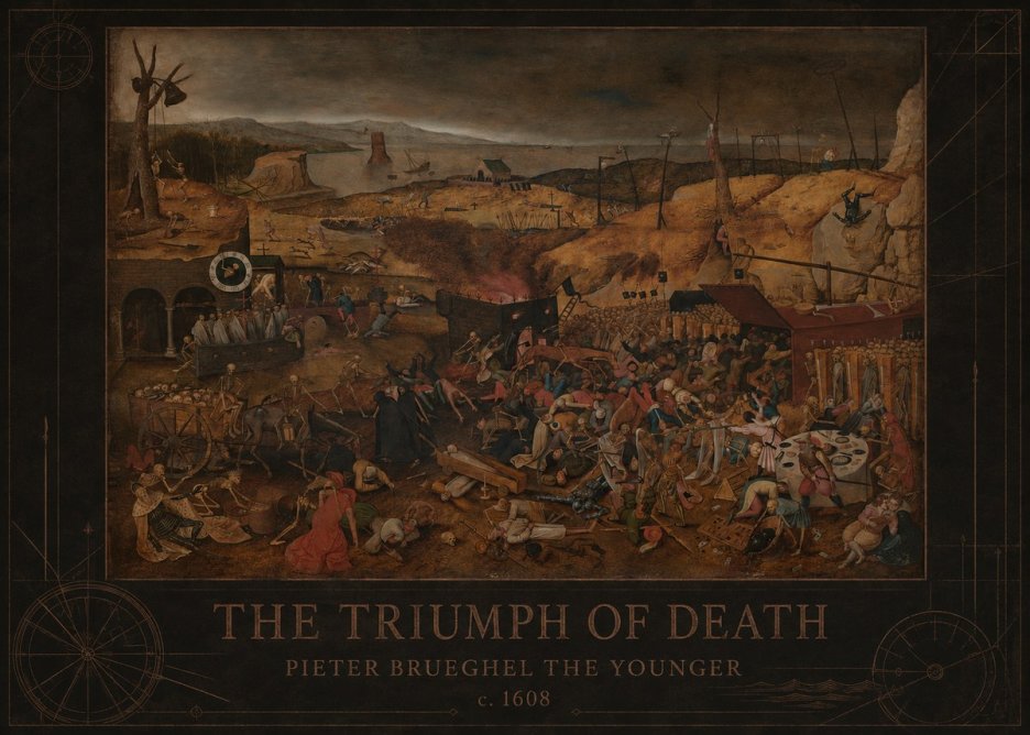 Pieter Bruegel The Triumph of Death II No4 - Póster