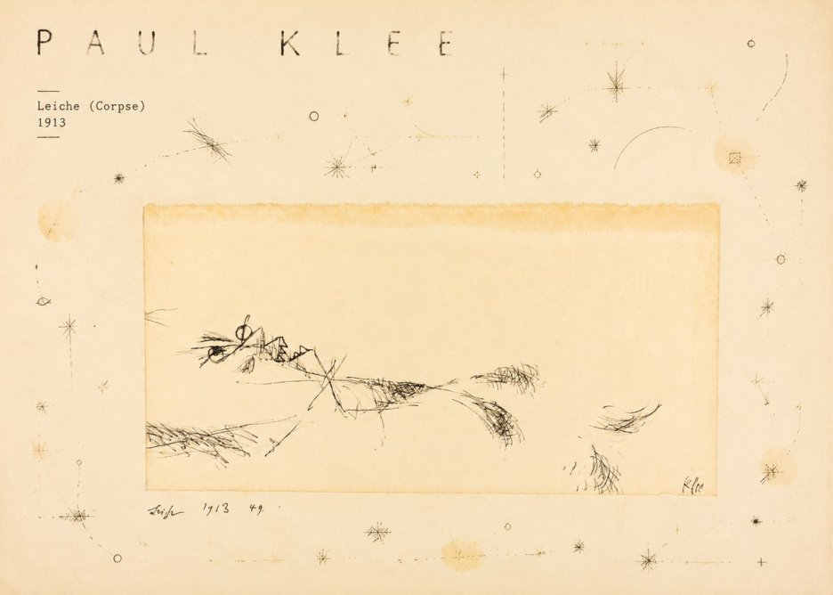 Paul Klee Leiche (Corpse) No4 - Póster