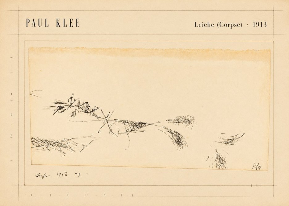 Paul Klee Leiche (Corpse) No5 - Póster