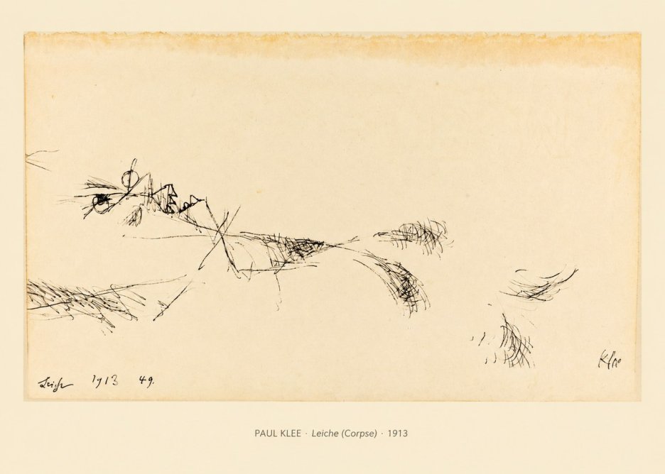 Paul Klee Leiche (Corpse) No6 - Póster