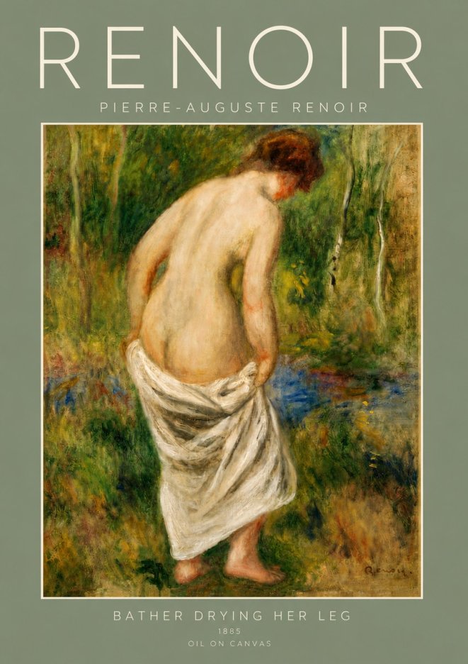 Renoir Young Bather No4 - Póster