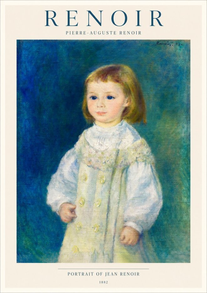 Renoir Portrait of Jean Renoir No1 - Póster