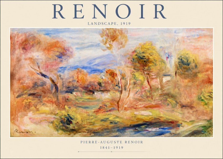 Renoir Landscape No2 - Póster