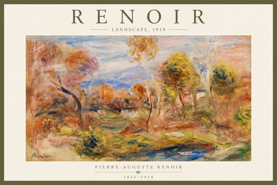 Renoir Landscape No4 - Póster