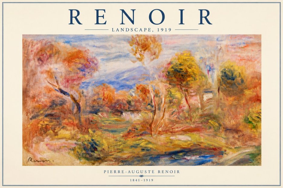 Renoir Landscape No5 - Póster