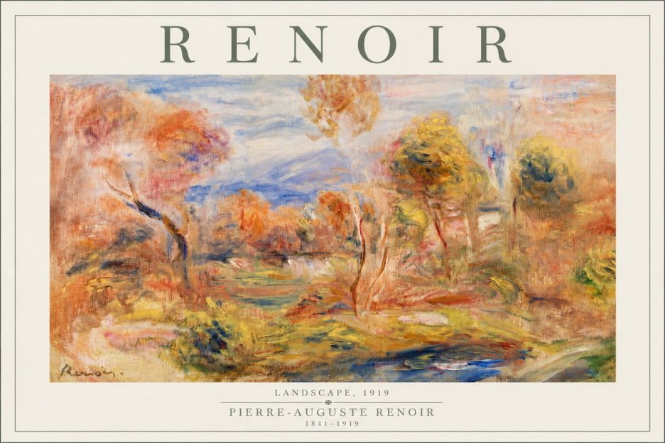 Renoir Landscape No6 - Póster