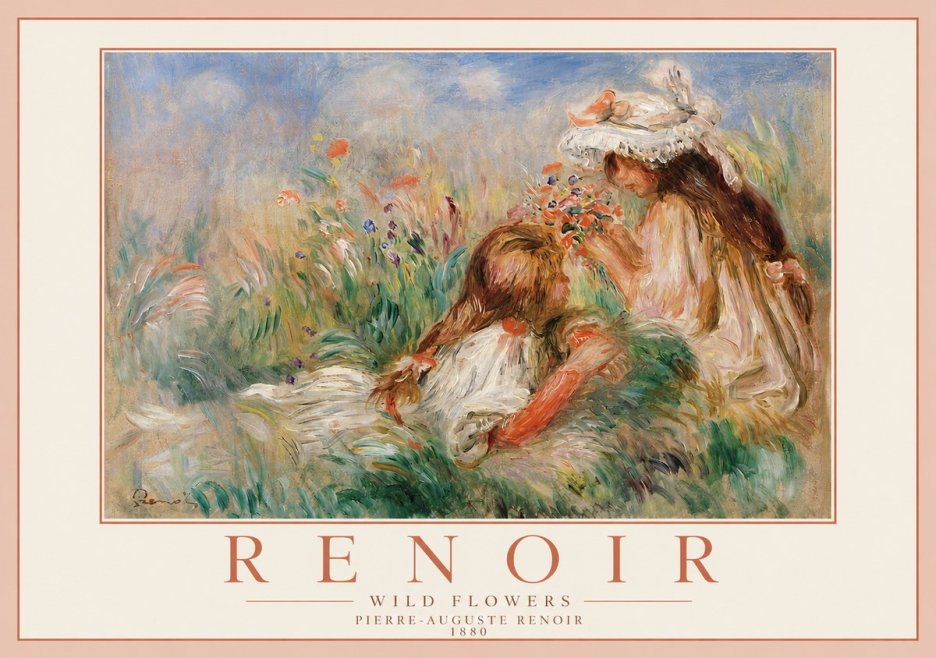 Renoir Wild Flowers No4 - Póster