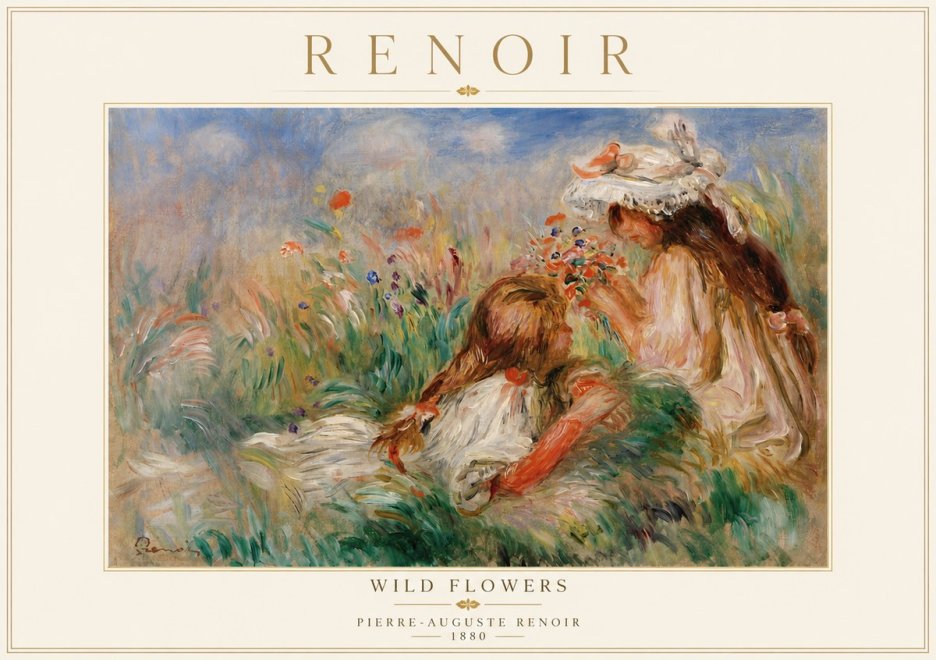 Renoir Wild Flowers No5 - Póster