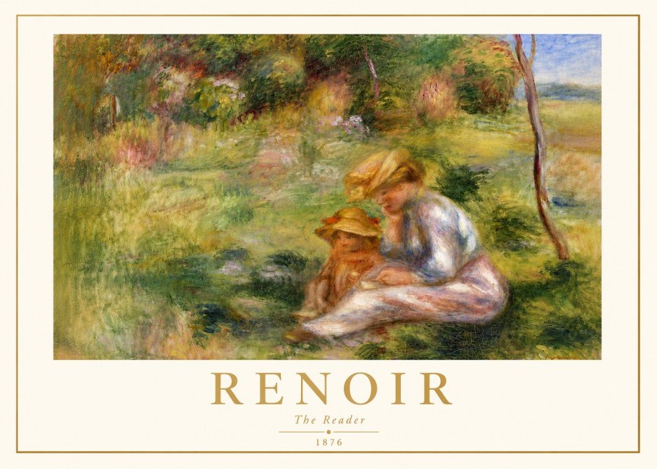 Renoir The Reader No3 - Póster