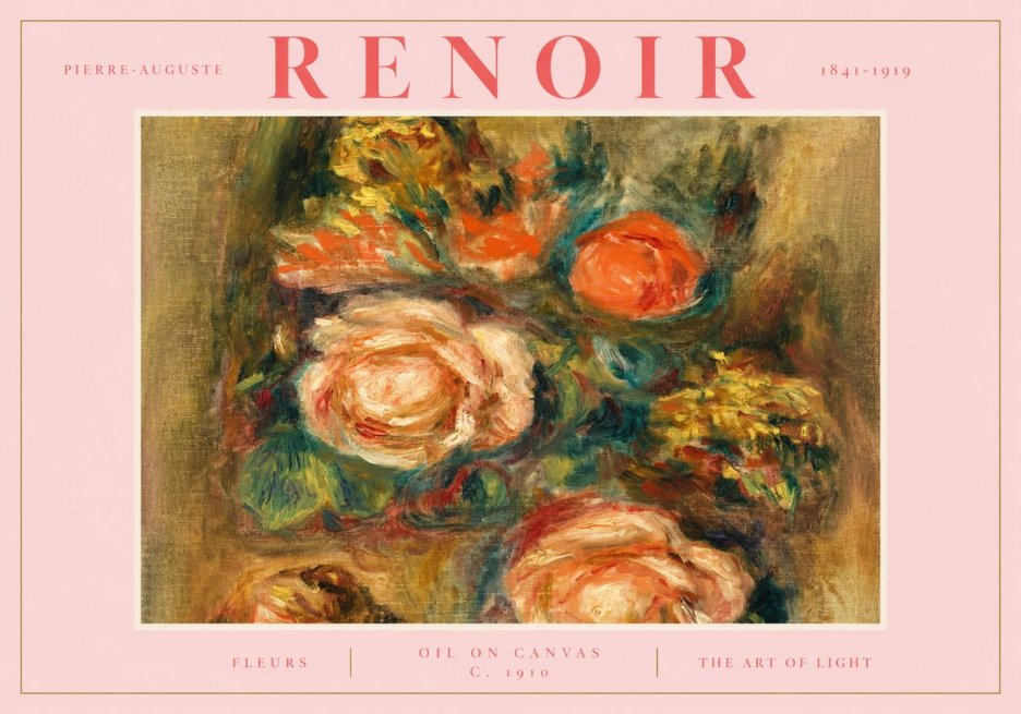 Renoir Fleurs No2 - Póster