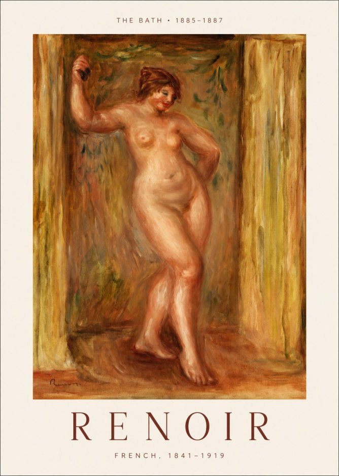 Renoir The Bath No1 - Póster