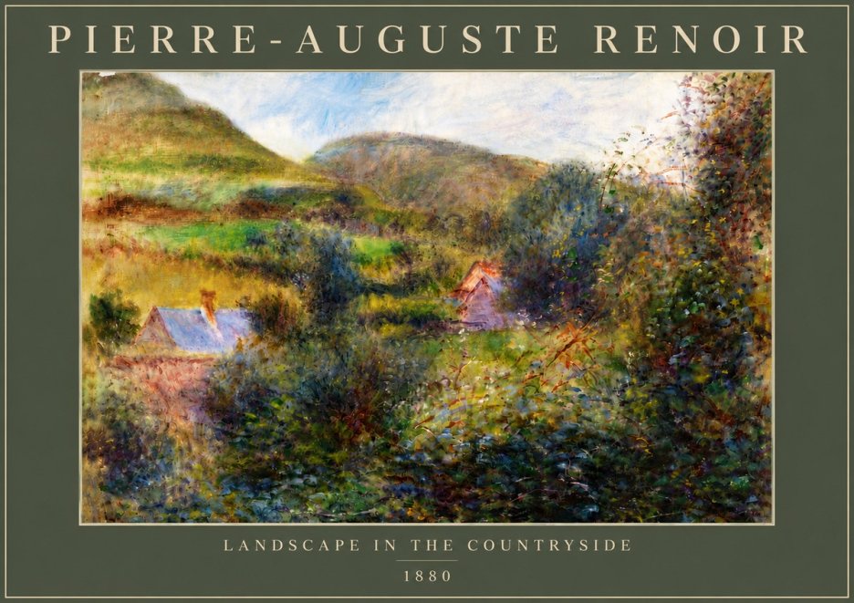 Renoir Landscape in the Countryside No6 - Póster