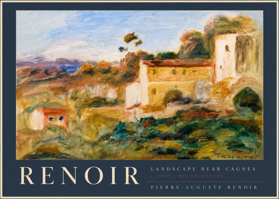 Renoir Landscape Near Cagnes II No2 - Póster