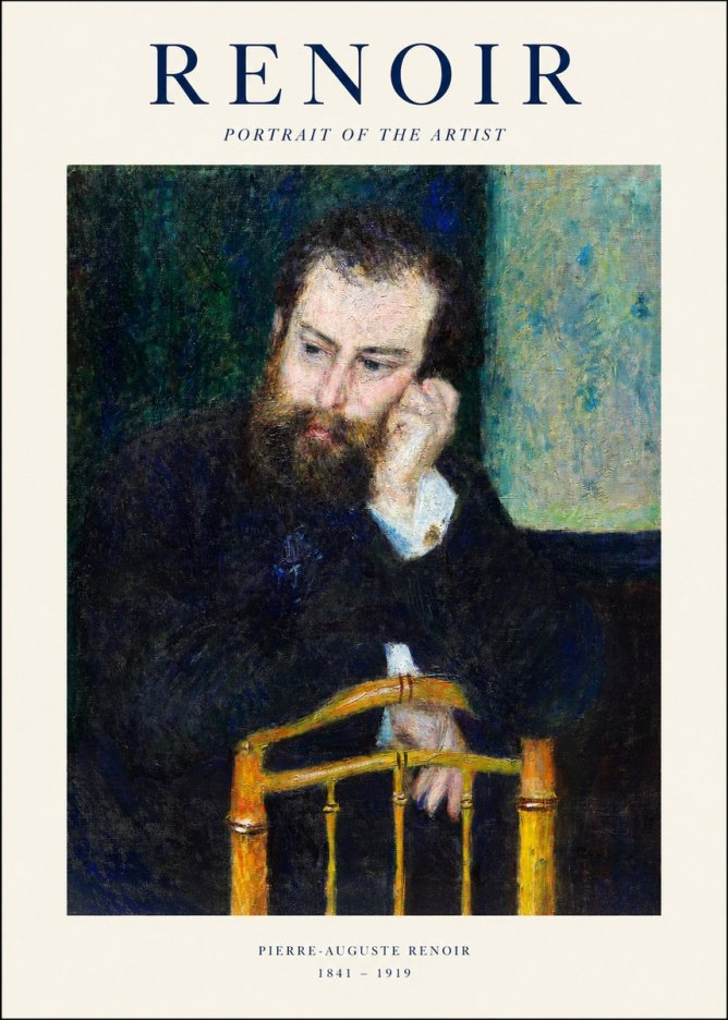 Renoir Portrait of the Artist No1 - Póster