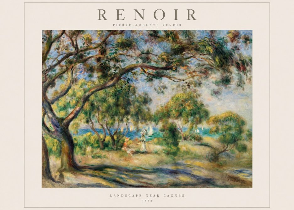 Renoir Landscape Near Cagnes IV No1 - Póster
