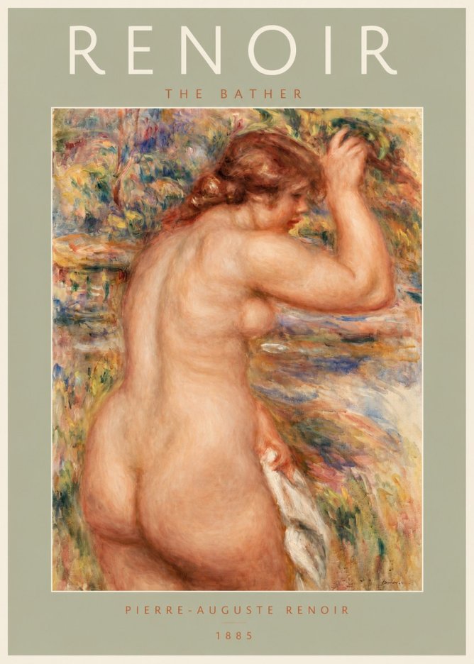 Renoir Bather No2 - Póster