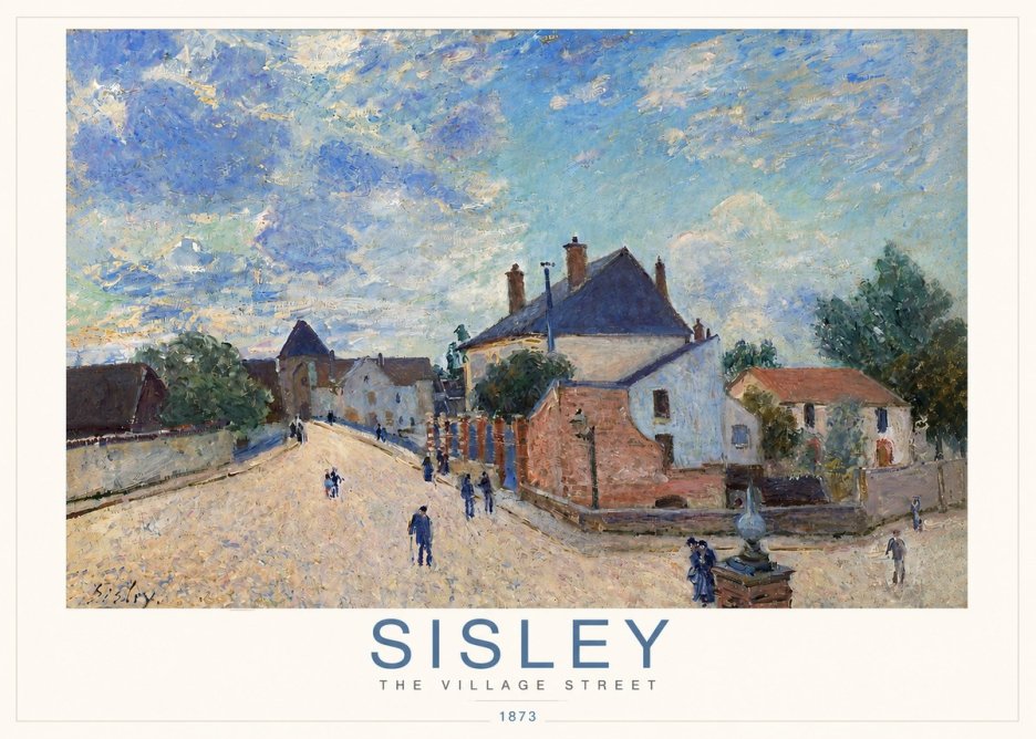 Sisley The Village Street No3 - Póster
