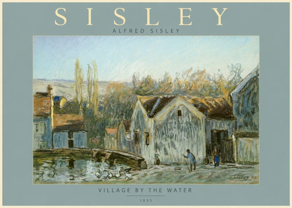 Sisley Village by the Water No2 - Póster