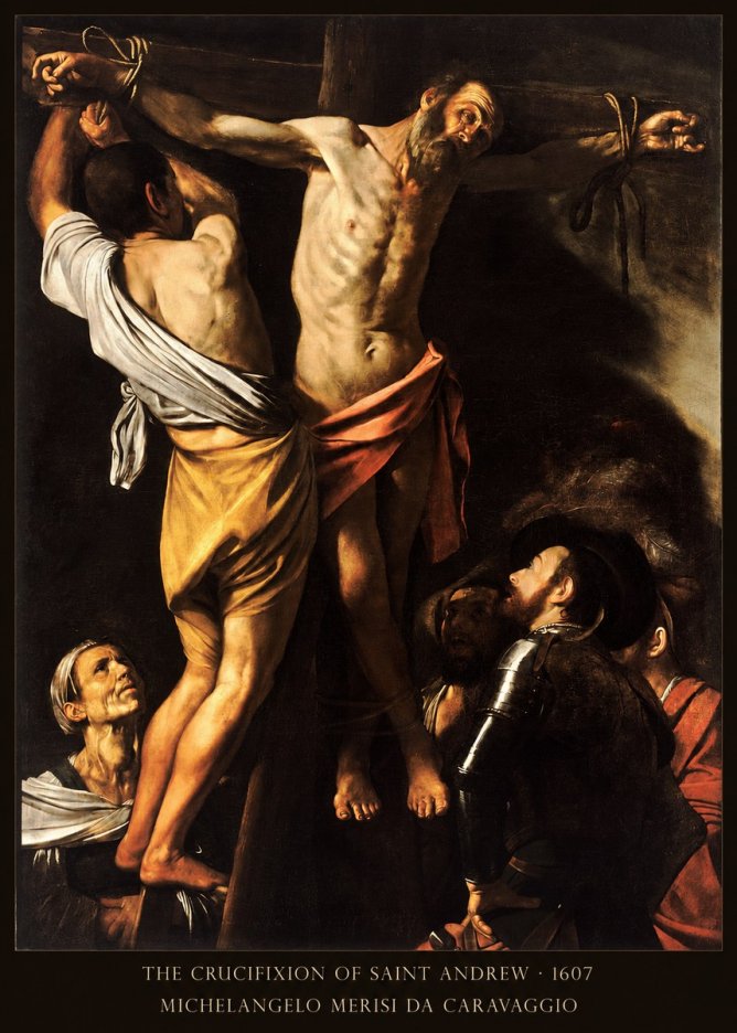 Michelangelo Merisi da Caravaggio The Crucifixion of Saint Andrew No6 - Póster