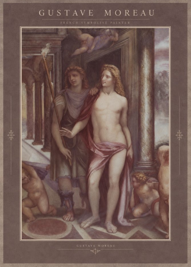 Gustave Moreau Youth No2 - Póster