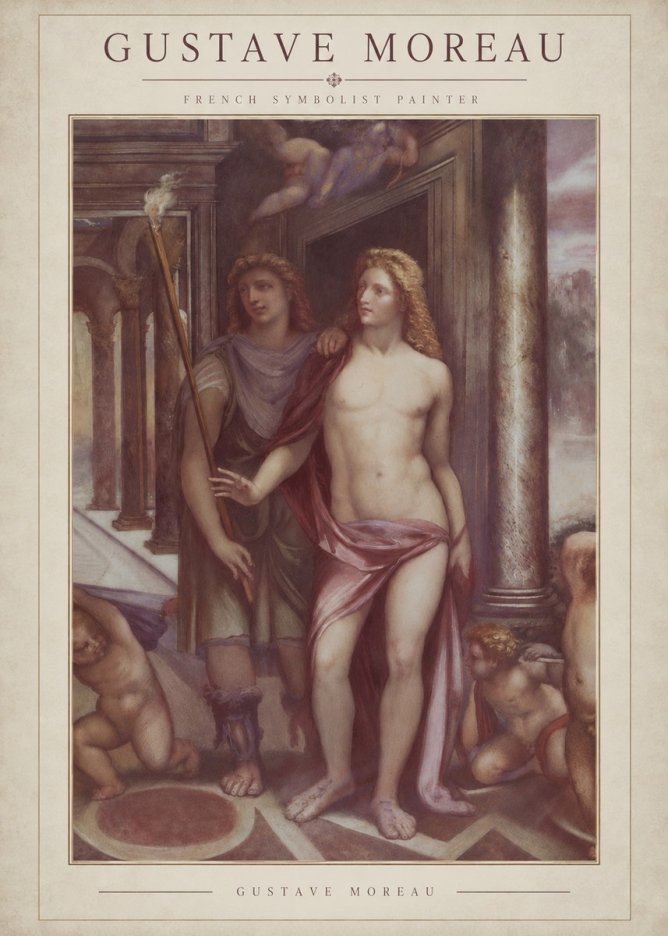 Gustave Moreau Youth No3 - Póster