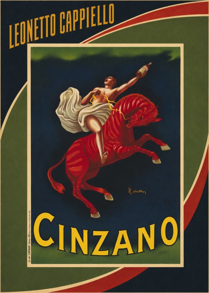 Leonetto Cappiello Cinzano No3 - Póster