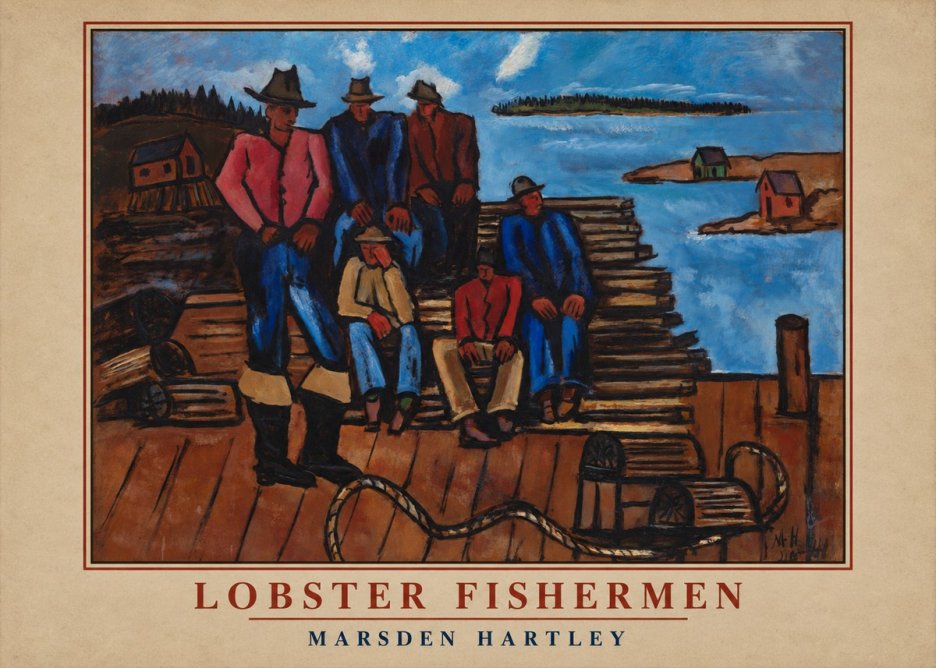 Marsden Hartley Lobster Fishermen II No2 - Póster