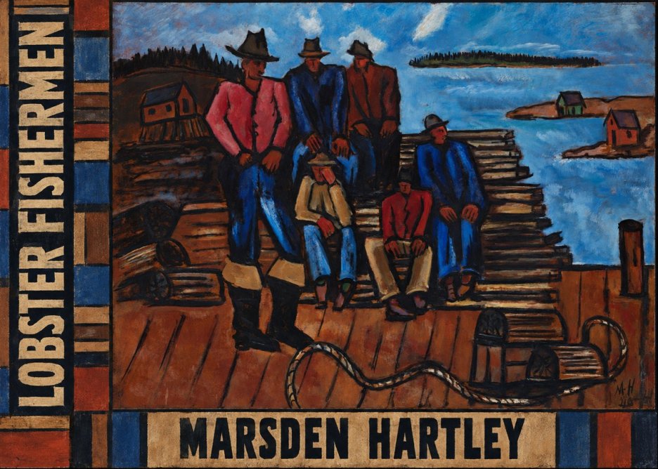 Marsden Hartley Lobster Fishermen II No4 - Póster
