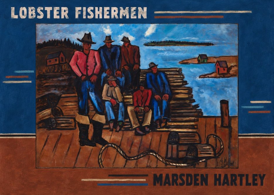 Marsden Hartley Lobster Fishermen II No5 - Póster