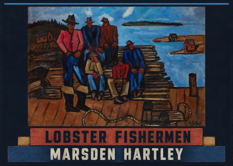 Marsden Hartley Lobster Fishermen II No6 - Póster