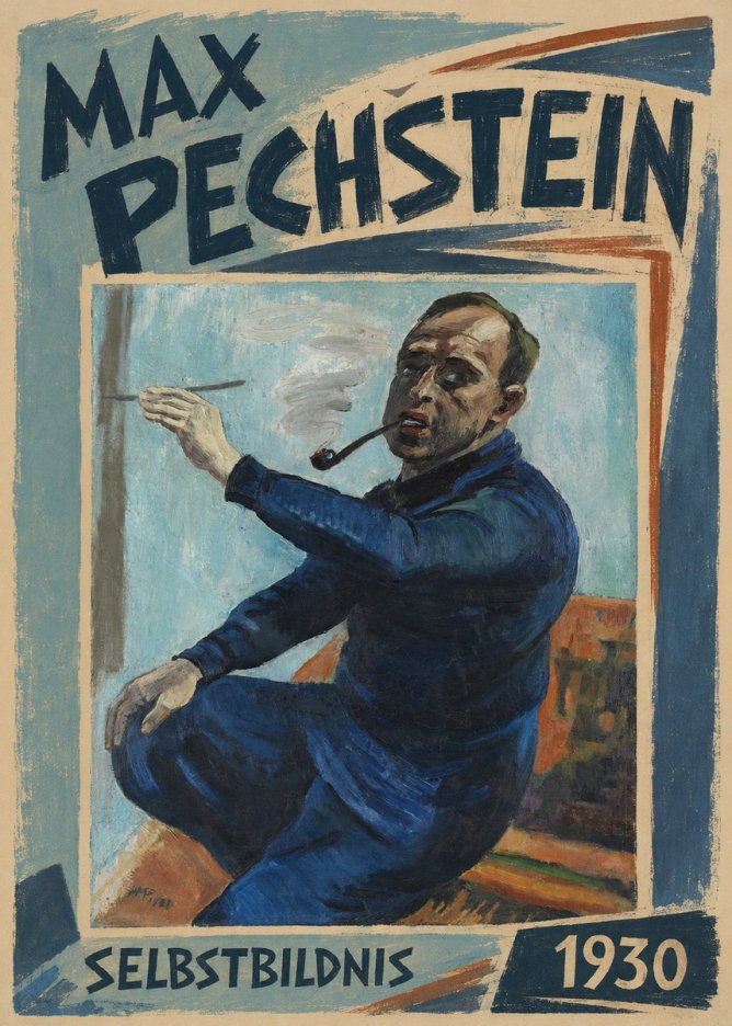 Max Pechstein Selbstbildnis No1 - Póster