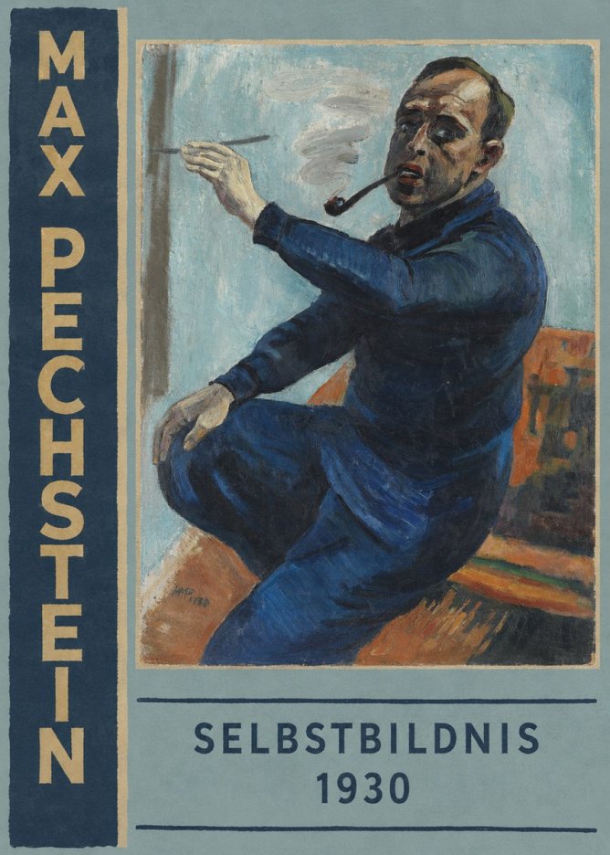 Max Pechstein Selbstbildnis No2 - Póster