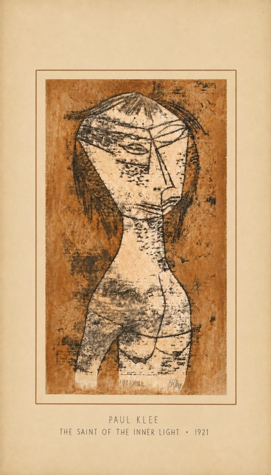 Paul Klee The Saint of the Inner Light No6 - Póster