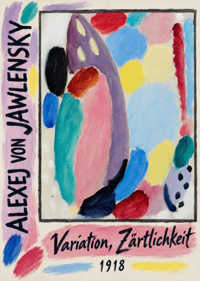 Alexej von Jawlensky Variation, Zärtlichkeit No2 - Póster