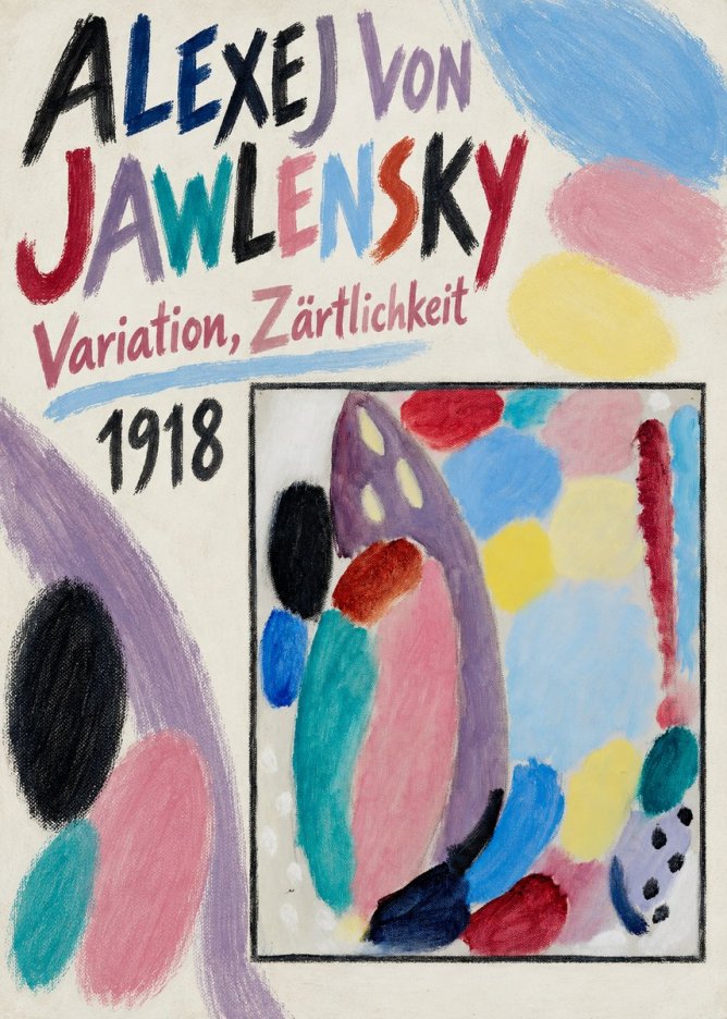 Alexej von Jawlensky Variation, Zärtlichkeit No6 - Póster