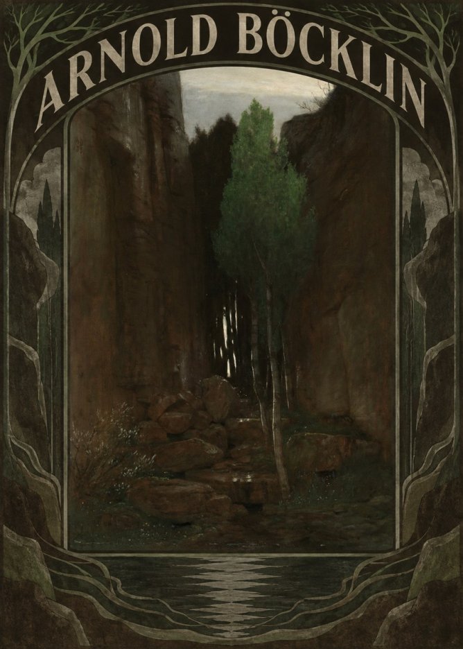 Arnold Böcklin Sacred Grove II No6 - Póster